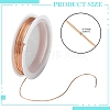 Round Copper Jewelry Wire CWIR-S002-0.8mm-03-3