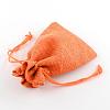 Burlap Packing Pouches Drawstring Bags ABAG-Q050-7x9-11-3