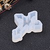 Cross Shape DIY Silicone Molds X-AJEW-P035-02-2