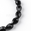 Transparent Glass Bead Strands LS-GLAA-R024-6x8mm-12-2