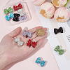 12Pcs 6 Styles Handmade Polymer Clay Rhinestone Beads CLAY-OC0001-09-3