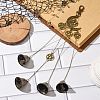 Iron Witch Bells Pendant Decor HJEW-JM02182-2