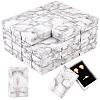 Marble Print Cardboard Paper Storage Boxes CON-WH0089-38-1