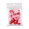 80Pcs 13 Style Transparent Spray Painted Glass Beads GLAA-FS0001-30-2