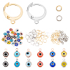 DIY Evil Eye Drop Earring Making Kit DIY-AR0002-72-1