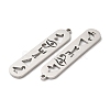 Non-Tarnish 304 Stainless Steel Pendants STAS-L020-003P-2