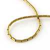 Column Electroplated Non-magnetic Synthetic Hematite Beads Strands G-R259-71D-2