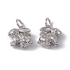 Rack Plating Brass Charms KK-C007-17P-3