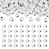 150Pcs 5 Styles Opaque Acrylic Beads SACR-TA0001-73-1
