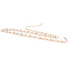 Leaf Alloy & Plastic Pearl Link Chain Waist Belly Chains for Women FS-WGE56DF-01-5