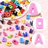 52Pcs 26 Styles Opaque Acrylic European Beads OACR-FS0002-08-2