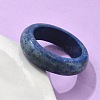 Natural Gemstone Plain Band Ring for Women RJEW-P044-01A-M-3