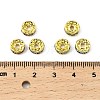 Brass Rhinestone Spacer Beads RB-A014-Z8mm-G-4
