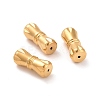 304 Stainless Steel Screw Clasps Ion Plating(IP) STAS-L135-04-3
