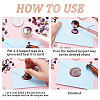 CRASPIRE 200Pcs 8 Styles Sealing Wax Particles DIY-CP0009-21-6