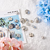 80Pcs 8 Style Brass Shank Buttons BUTT-TA0001-08S-4