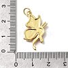 October Breast Cancer Pink Awareness Ribbon Brass Enamel Pendants KK-S517-04D-D-3