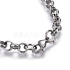 304 Stainless Steel Rolo Chain Necklaces NJEW-F242-12P-E-3
