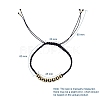 Unisex Adjustable Nylon Thread Braided Bead Bracelets BJEW-JB05137-01-6
