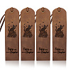 Cowhide Leather Labels AJEW-WH0386-0028-1