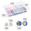 708Pcs 12 Styles Glass Round Beads DGLA-YW0001-15-3