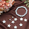 30Pcs Natural Freshwater Shell Pendants FIND-BBC0002-65-4