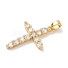 Brass Micro Pave Cubic Zirconia Pendants KK-A281-26C-G-2