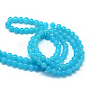 Baking Paint Imitation Jade Glass Round Bead Strands DGLA-Q021-10mm-06-3