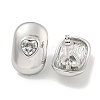 Brass Micro Pave Cubic Zirconia Stud Earrings for Women EJEW-E312-01C-P-2