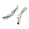 Anti-Tarnish 202 Stainless Steel Connector Charms STAS-R138-01P-2