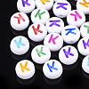Initial Acrylic Beads OACR-E001-20K-1
