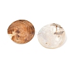 Natural Akoya Shell Disc Links Connector Charms SHEL-B005-04-2