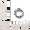 Rack Plating Brass with Cubic Zirconia Bead Frame KK-S406-09E-P-3