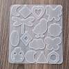 Animal Earrings Pendants DIY Silhouette Silicone Mold DIY-Q033-02C-4