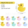 10Pcs 5 Styles Duck Silicone Beads JX653A-2