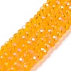 Electroplate Glass Beads Strands EGLA-A034-T1mm-L11-1