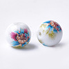 Printed & Spray Painted Glass Beads X-GLAA-S047-02A-03-2