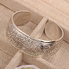 Tibetan Style Alloy Cuff Bangles FS-WGDEA5F-04-1