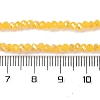Baking Electroplate Glass Beads Strands LS-DGLA-A039-J4mm-B13-4