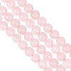 2 Strands Natural Rose Quartz Dyed Beads Strands G-GO0001-27A-1