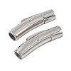 Tarnish Resistant Column 316 Surgical Stainless Steel Bayonet Clasps X-STAS-A021-5mm-2