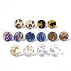 Cellulose Acetate(Resin) Stud Earring Findings X-KY-R022-015-1