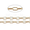Soldered Brass Paperclip Chains CHC-G005-19G-1