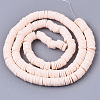 Handmade Polymer Clay Beads Strands X-CLAY-R089-6mm-072-2