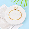 Brass Curb Chain Bracelets for Women BJEW-N032-08A-G-1