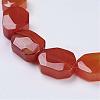 Natural Agate Beads Strands G-G693-B04-3