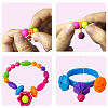 SUNNYCLUE DIY Magic Acrylic Beads For Children's Cordless Necklaces or Bracelets MACR-SC0001-01-5