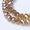 Electroplate Glass Beads Strands EGLA-A034-T10mm-A12-3