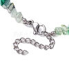 Glass & Brass & Pearl Beaded Necklaces for Women X1-NJEW-TA00158-5