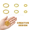90Pcs 3 Styles Iron Open Jump Rings IFIN-YW0003-45-2